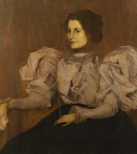 Portret Madame Besnard, ok. 1896 (olej na płótnie) autorstwa Edmond François Aman Jean