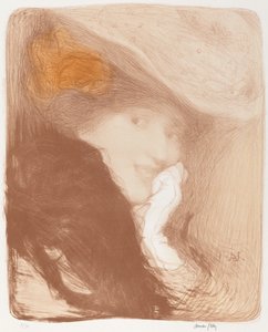 La Rieuse: Madame Albert Besnard, 1897. autorstwa Edmond François Aman Jean