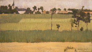 Przedmieścia wsi 1880. autorstwa Edmond François Aman Jean