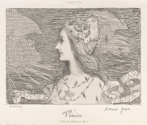 Wenecja , 1892. autorstwa Edmond François Aman Jean