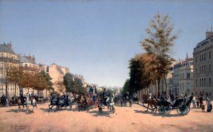 Widok na Pola Elizejskie z Place de l