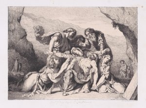 Pieta, 1852., 1852. autorstwa Edmond Hédouin