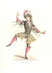 Francuz w stroju baletowym autorstwa Edmond Lechevallier Chevignard