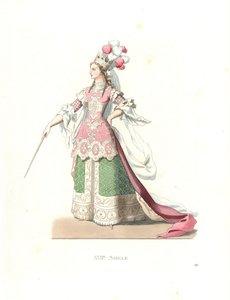 Francuzka w stroju baletowym autorstwa Edmond Lechevallier Chevignard