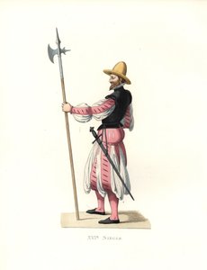 najemnik niemiecki autorstwa Edmond Lechevallier Chevignard