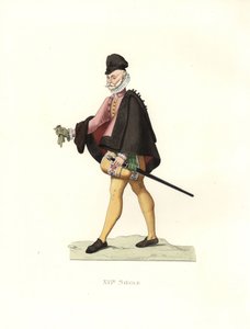 hiszpański szlachcic autorstwa Edmond Lechevallier Chevignard