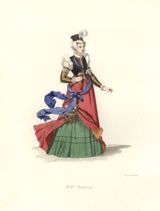 Szwajcarka autorstwa Edmond Lechevallier Chevignard