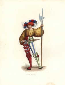 Halabardnik autorstwa Edmond Lechevallier Chevignard
