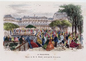 Pałac Królewski – rysunek Morina, ok. 1830 r. autorstwa Edmond Morin