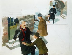 Śnieżka, z Serca, Edmondo De Amicis, rysunek