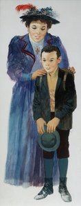 Nauczyciele szkolni, z Serca, Edmondo De Amicis, rysunek autorstwa Edmondo de Amicis