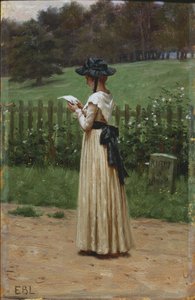 List miłosny autorstwa Edmund Blair Leighton