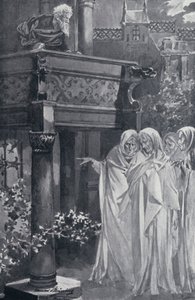 Ilustracja do Goethesa Fausta autorstwa Edmund Bruning