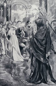 Ilustracja do Goethesa Fausta autorstwa Edmund Bruning
