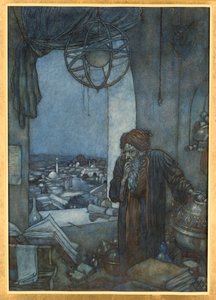 Muezin z wieży ciemności autorstwa Edmund Dulac