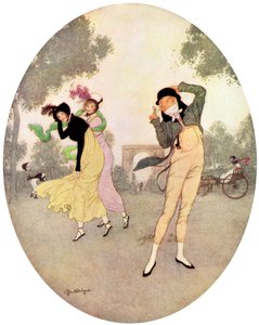 Co myślisz o młodej Rouselle, c1915. autorstwa Edmund Dulac