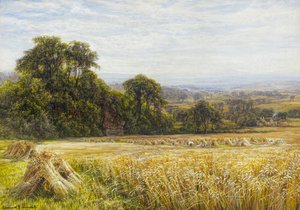 Czas żniw (akwarela) autorstwa Edmund George Warren
