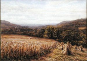 Czas zbiorów w pobliżu Ashburton autorstwa Edmund George Warren
