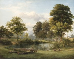 Scena w Muswell Hill autorstwa Edmund Gill