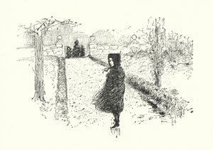 Ilustracja do Jane Eyre autorstwa Charlotte Bronte (lito)