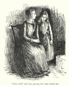 Ilustracja do Jane Eyre autorstwa Charlotte Bronte (lito) autorstwa Edmund Henry Garrett