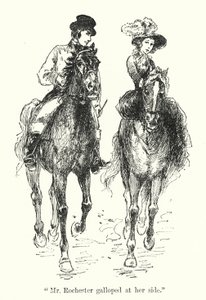 Ilustracja do Jane Eyre autorstwa Charlotte Bronte (lito) autorstwa Edmund Henry Garrett