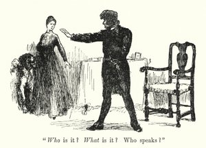 Ilustracja do Jane Eyre autorstwa Charlotte Bronte (lito) autorstwa Edmund Henry Garrett