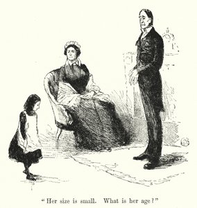 Ilustracja do Jane Eyre autorstwa Charlotte Bronte (lito)