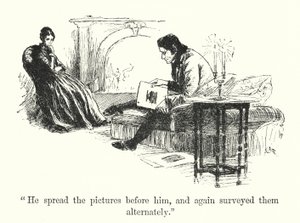 Ilustracja do Jane Eyre autorstwa Charlotte Bronte (lito)
