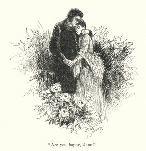 Ilustracja do Jane Eyre autorstwa Charlotte Bronte (lito)