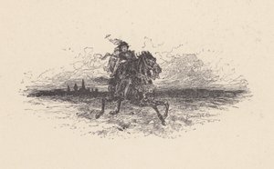 Ilustracja do "Wigilii św. Agnieszki" Johna Keatsa (litografia) autorstwa Edmund Henry Garrett