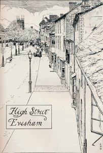 High Street Evesham, XIX wiek