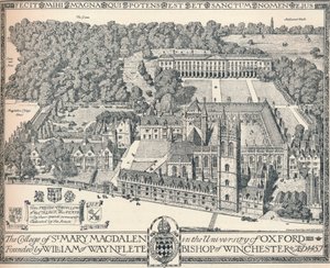 Magdalen College, Oksford, 1905