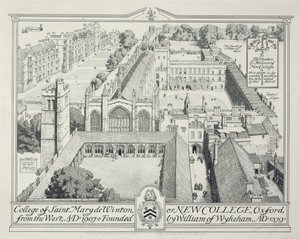 Kolegium St Mary de Winton lub New College, 1928