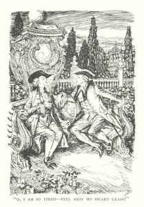 Ilustracja do książki "Książę Otto" R.L. Stevensona (litografia) autorstwa Edmund Joseph (after) Sullivan