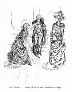 Ilustracja do "Szkoły skandalu" Sheridana (grafika) autorstwa Edmund Joseph (after) Sullivan