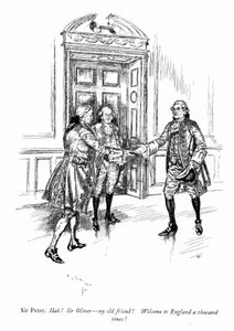 Ilustracja do "Szkoły skandalu" Sheridana (grafika) autorstwa Edmund Joseph (after) Sullivan