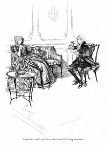 Ilustracja do "Szkoły skandalu" Sheridana (grafika) autorstwa Edmund Joseph (after) Sullivan