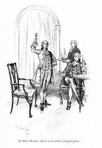 Ilustracja do "Szkoły skandalu" Sheridana (grafika) autorstwa Edmund Joseph (after) Sullivan