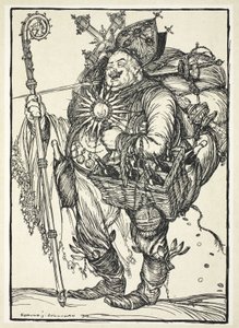 Herr Michel ADC, księciu po powrocie z Ziemi Obiecanej, ilustracja z „Kaiser