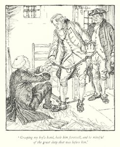 Ilustracja do The Vicar of Wakefield autorstwa Olivera Goldsmitha (lito) autorstwa Edmund Joseph Sullivan