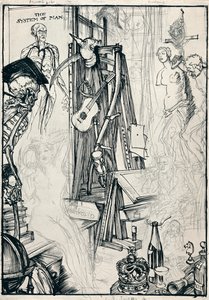 Rysownik - Etap IV, ok. 1920 autorstwa Edmund Joseph Sullivan