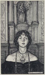 Tennyson, ilustracja do snu o pięknych kobietach i innych wierszy