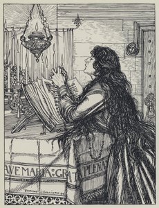 Tennyson, ilustracja do snu o pięknych kobietach i innych wierszy