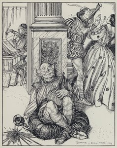 Tennyson, ilustracja do snu o pięknych kobietach i innych wierszy autorstwa Edmund Joseph after Sullivan