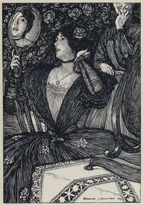 Tennyson, ilustracja do snu o pięknych kobietach i innych wierszy autorstwa Edmund Joseph after Sullivan