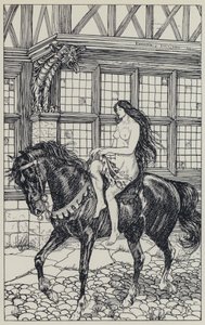 Tennyson, ilustracja do snu o pięknych kobietach i innych wierszy autorstwa Edmund Joseph after Sullivan