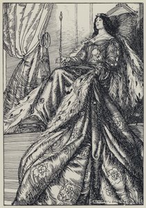 Tennyson, ilustracja do snu o pięknych kobietach i innych wierszy autorstwa Edmund Joseph after Sullivan