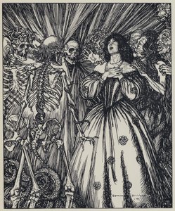 Tennyson, ilustracja do snu o pięknych kobietach i innych wierszy autorstwa Edmund Joseph after Sullivan