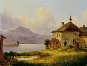 Dom nad jeziorem w Salzkammergut
